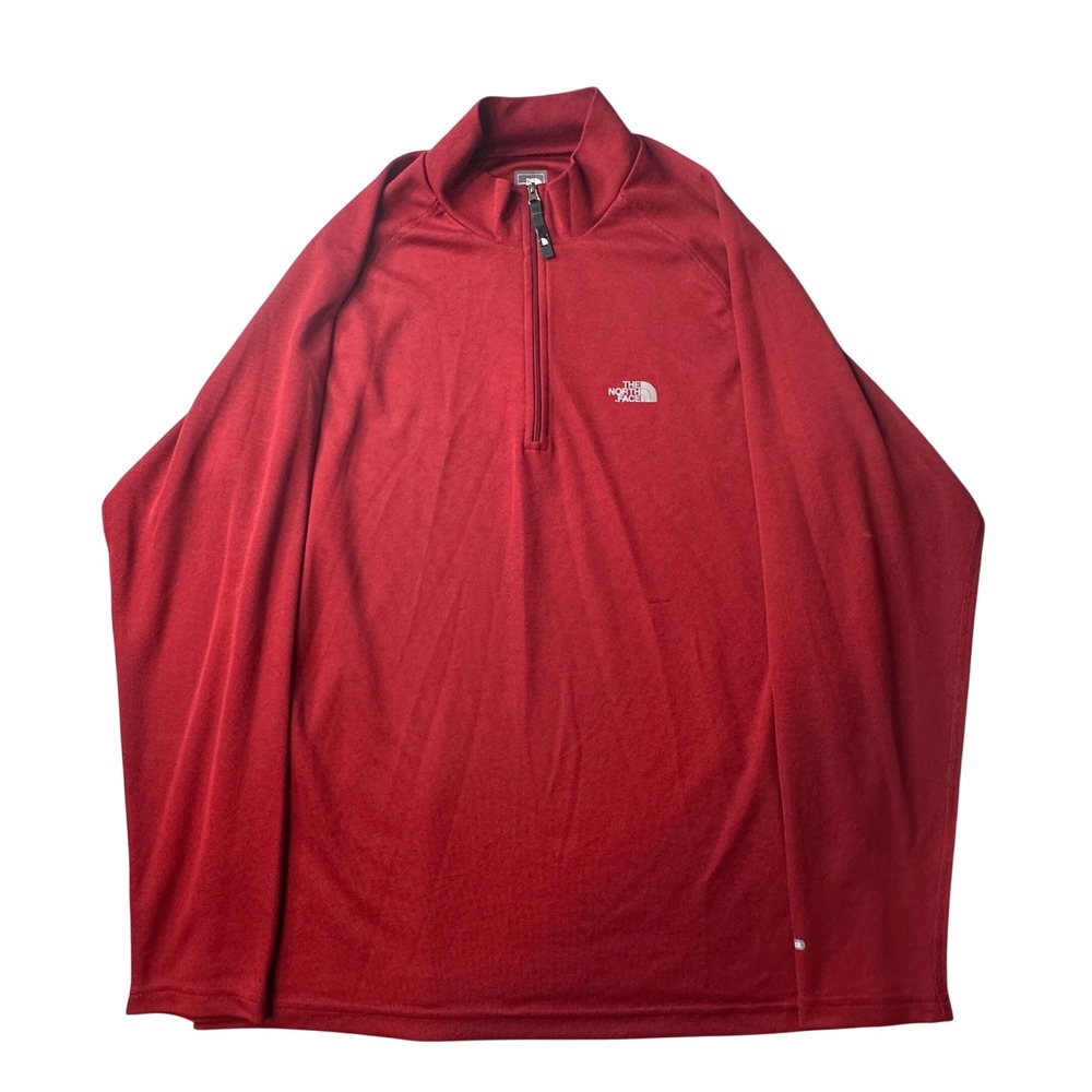 The North Face Pullover Mens L Red Flight Series Quarter Zip VaporWick Athletic